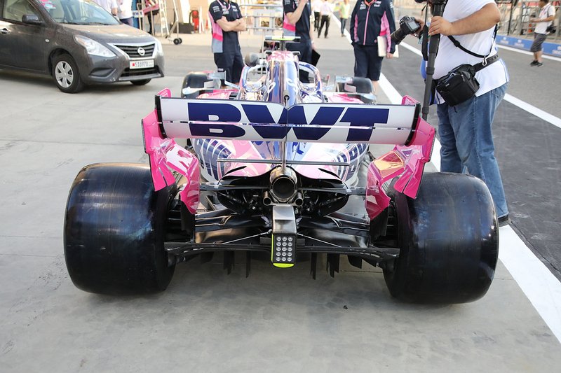 Racing Point rear technical detail