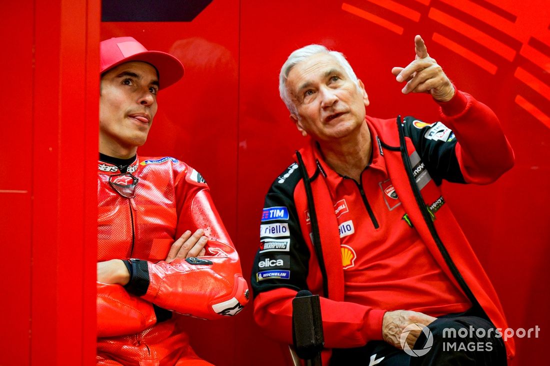 Marc Márquez, Ducati Team, Davide Tardozzi, Team manager Ducati Team