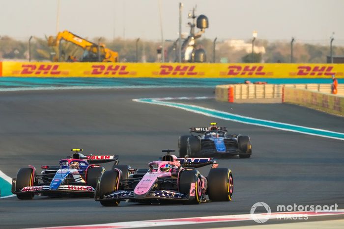 Alex Albon, Williams FW46, Jack Doohan, Alpine A524, Yuki Tsunoda, RB F1 Team VCARB 01, Franco Colapinto, Williams FW46