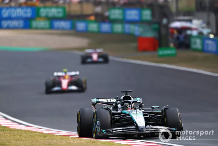 Lewis Hamilton, Ferrari, George Russell, Mercedes