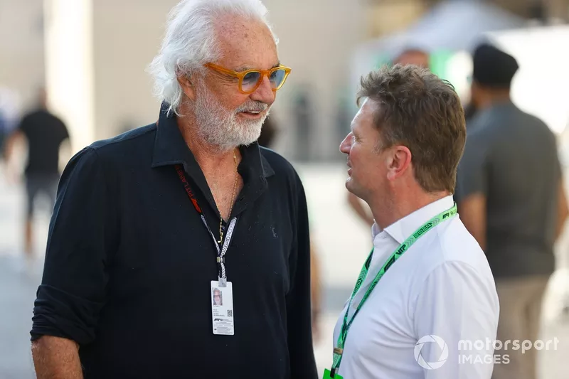 Flavio Briatore, conseiller exécutif d'Alpine F1, Allan McNish