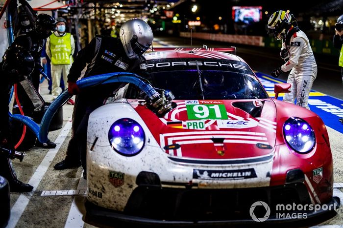 #91 Porsche GT Team Porsche 911 RSR: Richard Lietz, Gianmaria Bruni, Frédéric Makowiecki