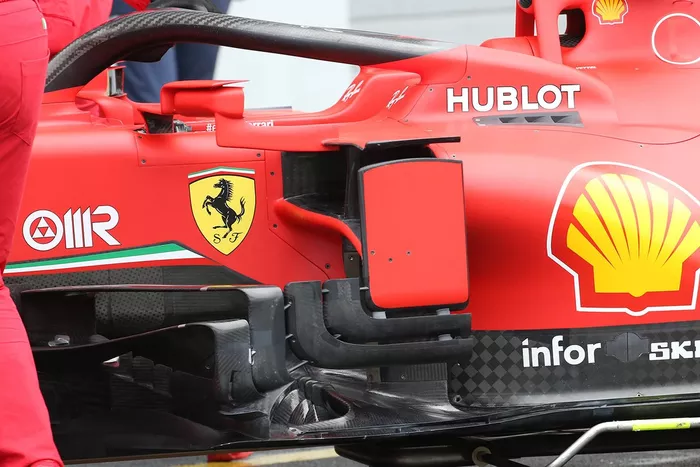 Ferrari SF1000 bargeboard detail  