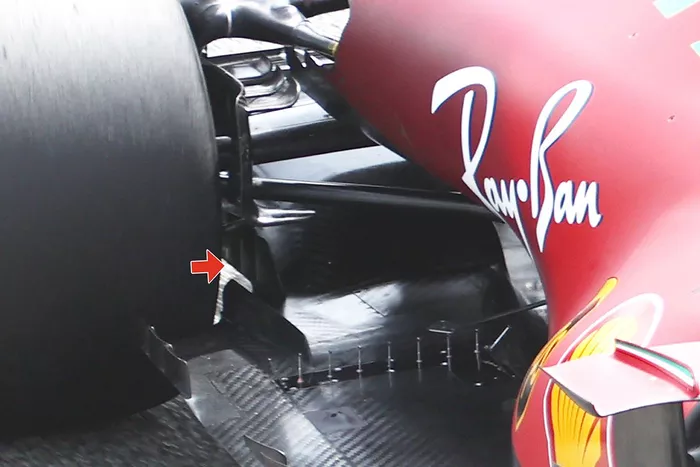 Ferrari SF21 detail