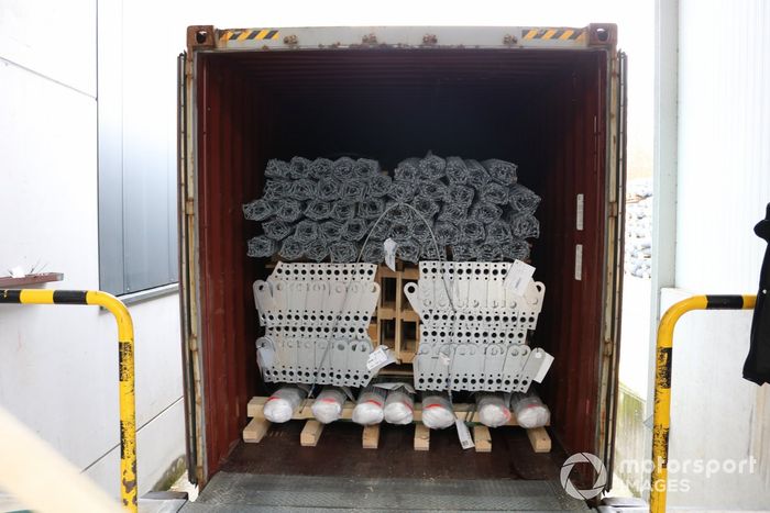 Obras en el Mandalika International Sreet Circuit, de Indonesia