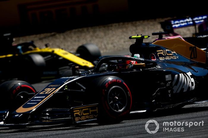 Kevin Magnussen, Haas F1 Team VF-19, Lance Stroll, Racing Point RP19, Daniel Ricciardo, Renault F1 Team R.S.19