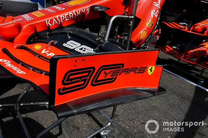 Alerón delantero del Ferrari SF90 