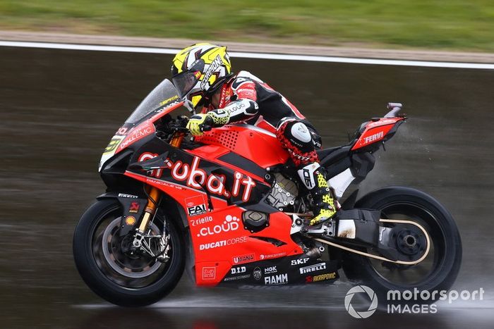 Álvaro Bautista, vuelta de evaluación del equipo Aruba.it Racing-Ducati Team