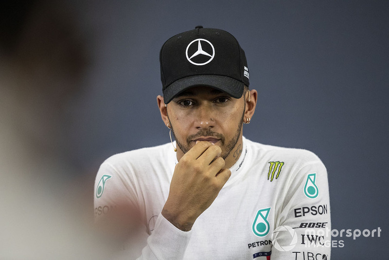 Lewis Hamilton, Mercedes AMG F1 en conferencia de prensa