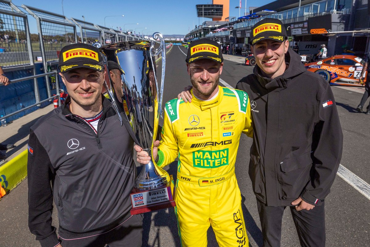 Polesitters #999 GruppeM Racing Mercedes-AMG GT3: Maro Engel, Mikael Grenier, Raffaele Marciello