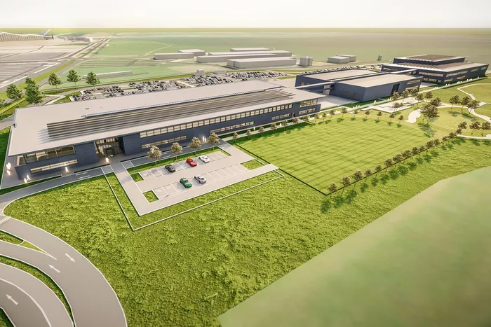 Aston Martin Silverstone factory rendering