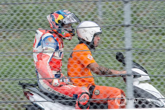 Jack Miller, Pramac Racing after crash