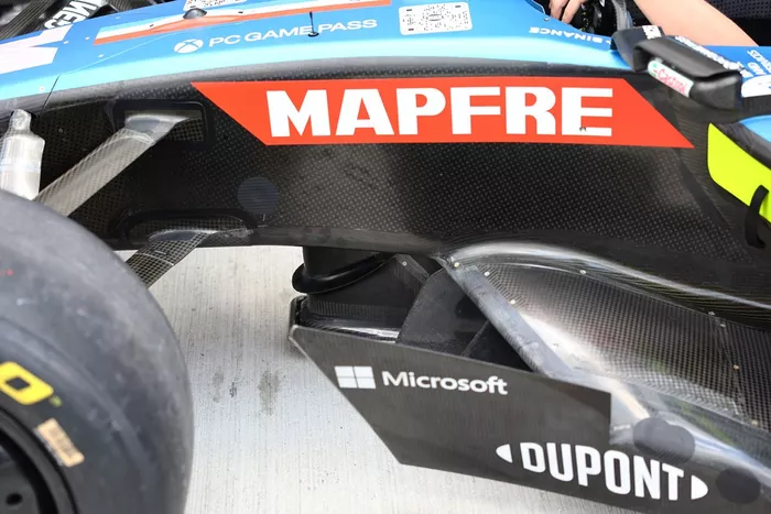 Alpine A522 sidepods detail