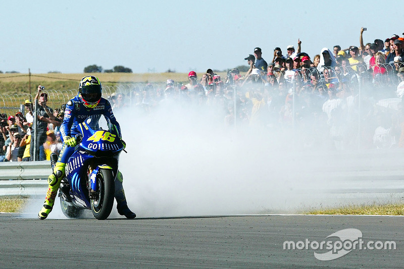 Valentino Rossi, vainqueur de la course