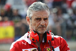 Maurizio Arrivabene, Ferrari Team Principal on the grid