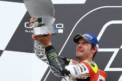 Podium: tweede plaats Cal Crutchlow, Team LCR Honda