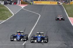 Felipe Nasr, Sauber F1 Team et Marcus Ericsson, Sauber F1 Team