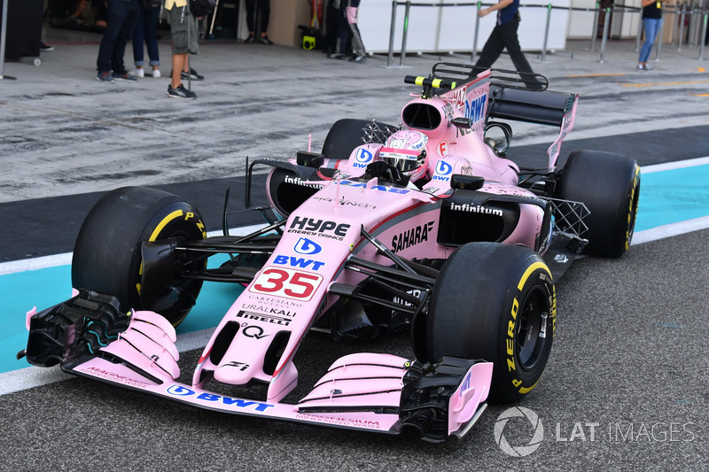 Nikita Masepin, Force India VJM10, Aerodynamik-Sensoren