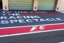 Pit lane logo