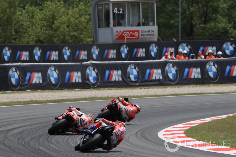 Хорхе Лоренсо, Ducati Team, Марк Маркес, Repsol Honda Team, Андреа Довіціозо, Ducati Team