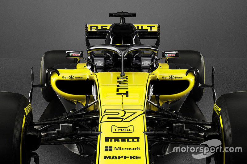 Renault F1 Team RS18, dettaglio anteriore