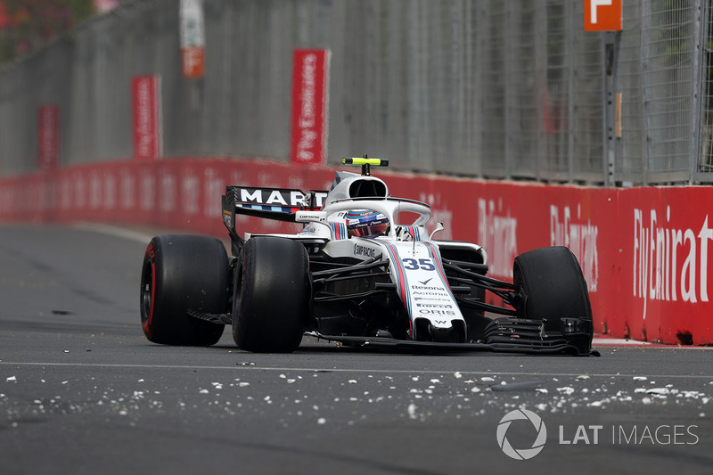 Retiro de carrera de Sergey Sirotkin, Williams FW41