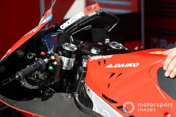 La moto de Andrea Dovizioso, Ducati Team