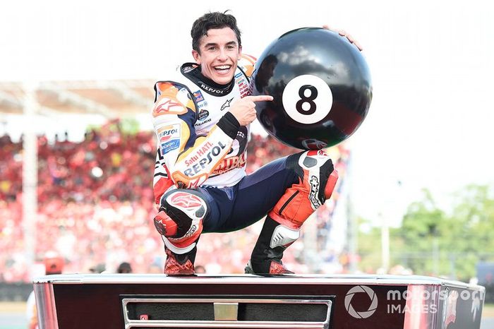 Campeón del mundo Marc Márquez, Repsol Honda Team celebra