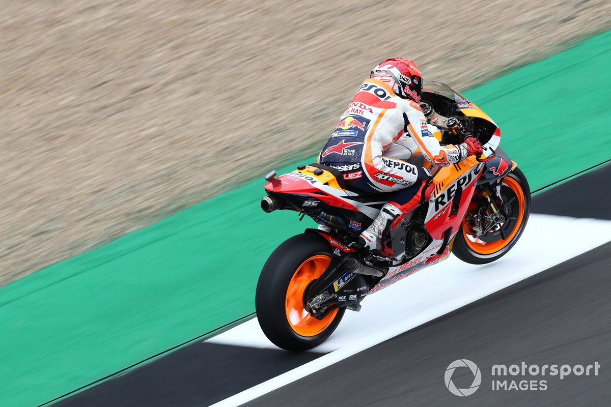 Motogp マルケス Fp1転倒で 目に砂 フィーリングは良かったけど 病院で洗浄して貰う必要があった