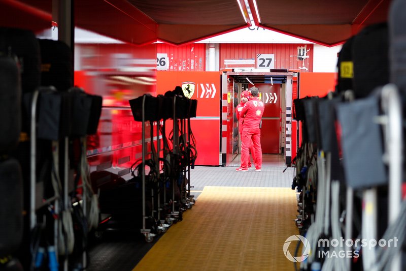 Ferrari garage rear