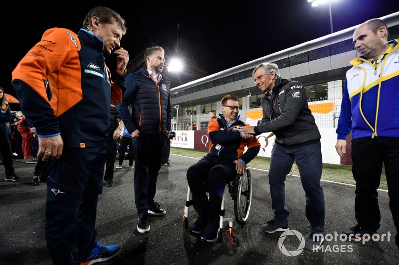 Майк Ляйтнер, керівник проекту Red Bull KTM Factory Racing, Піт Байрер, керівник заводського гоночного підрозділу KTM