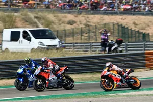 Marc Marquez, Repsol Honda Team, Andrea Iannone, Team Suzuki MotoGP, Andrea Dovizioso, Ducati Team
