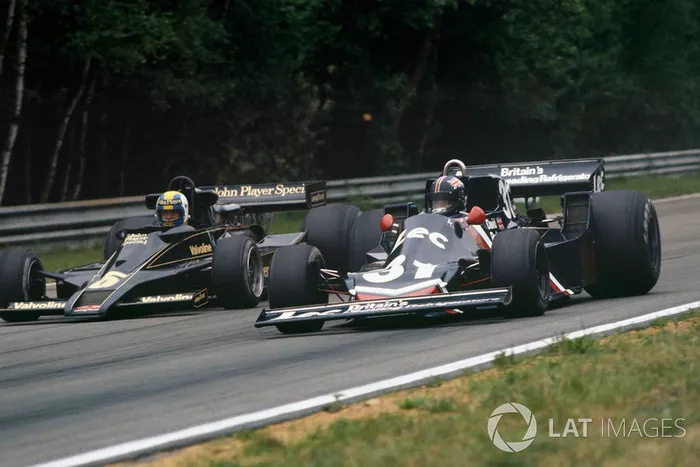 David Purley, Lec CRP1 Ford, devant Gunnar Nilsson Lotus 78 Ford