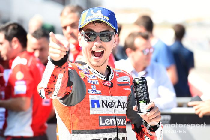 Ganador de la pole Jorge Lorenzo, Ducati Team