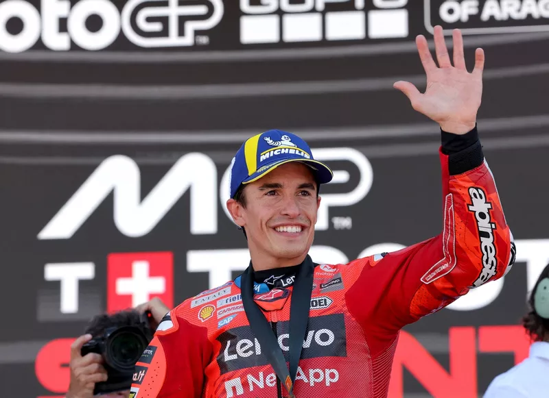 Vainqueur de la course Marc Marquez, Ducati Team