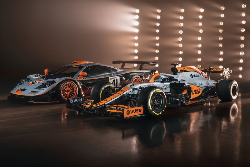 Maclaren - 1/43 スパーク マクラーレン MCL35M F1 モナコ　ガルフ 1/43 スパーク マクラーレン MCL35M F1 モナコ ガルフ
