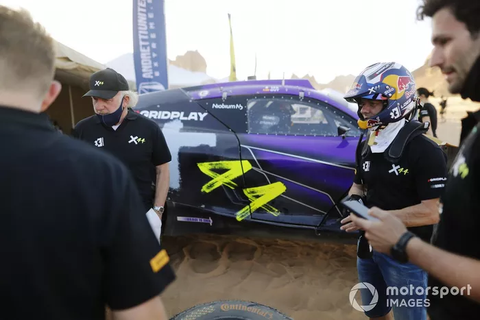 David Richards, Presidente de Prodrive / Presidente de Motorsport UK, y Sebastien Loeb, X44