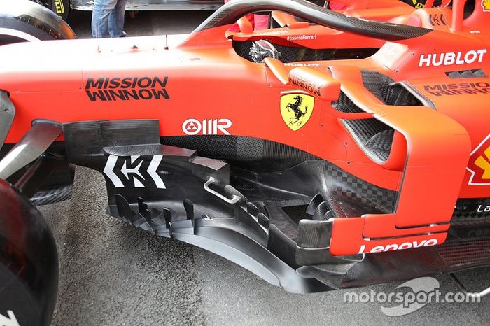 Detalle tecnico ferrari