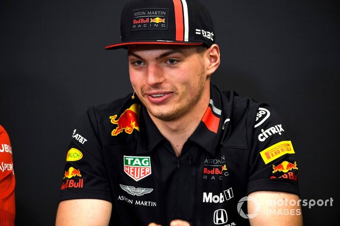 Max Verstappen, Red Bull Racing en la conferencia
