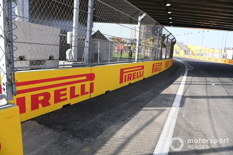 Jeddah Street Circuit corner 2 and 3 detail 
