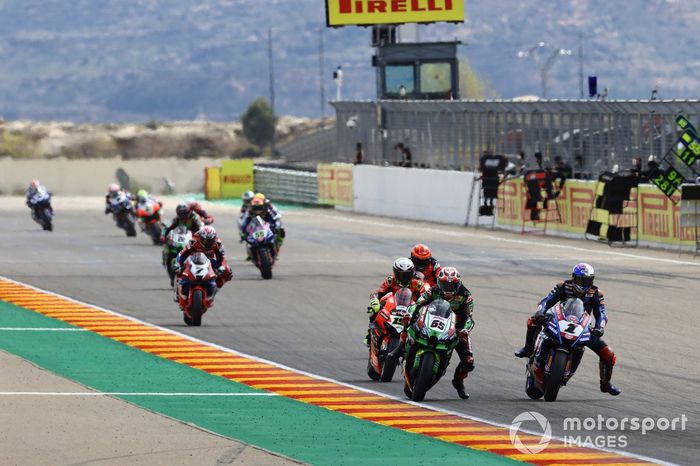 Toprak Razgatlioglu, Pata Yamaha WorldSBK, Jonathan Rea, Kawasaki Racing Team WSBK, Alvaro Bautista, Aruba.it Racing Ducati, Michael Ruben Rinaldi, Aruba.it Racing Ducati