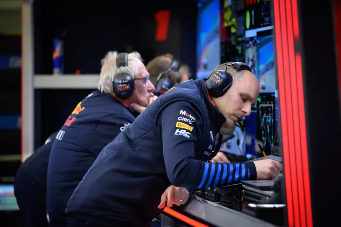 Gianpiero Lambiase, Helmut Marko, Red Bull Racing