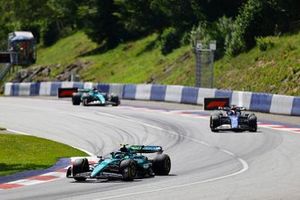 Fernando Alonso, Aston Martin AMR24, Alex Albon, Williams FW46, Lance Stroll, Aston Martin AMR24