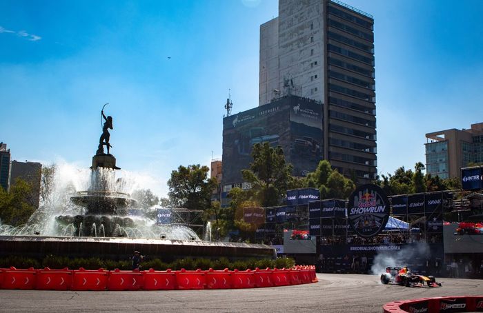 Sergio Pérez. Red Bull ShowRun CDMX