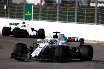 Lance Stroll, Williams FW41, Sergey Sirotkin, Williams FW41