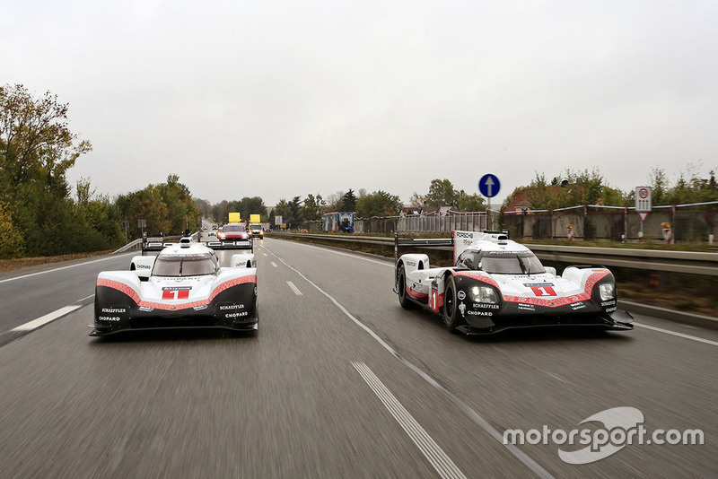 La Porsche 919 Hybrid Evo sur les routes allemandes