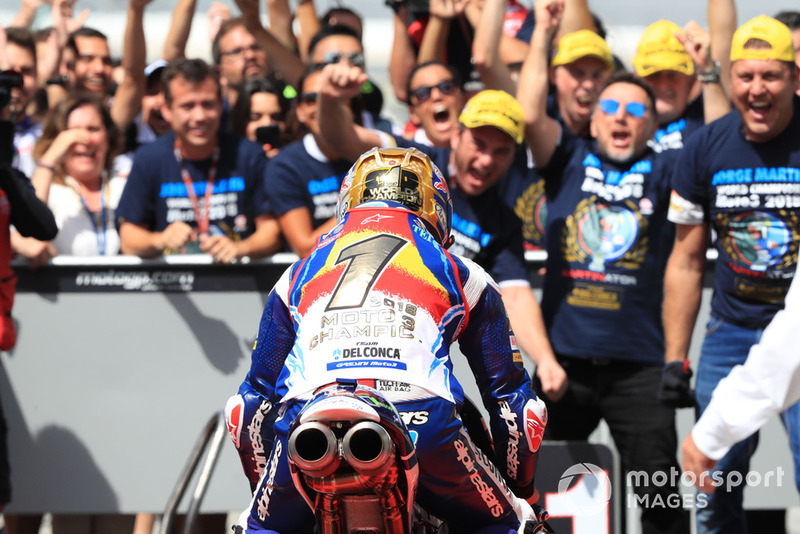 Le Champion du monde Moto3 2018, Jorge Martín