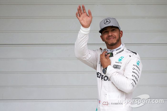 Lewis Hamilton, Mercedes AMG F1 celebra
