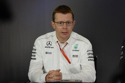 Andy Cowell, Managing Director, Mercedes AMG High Performance Powertrains nella Conferenza stampa