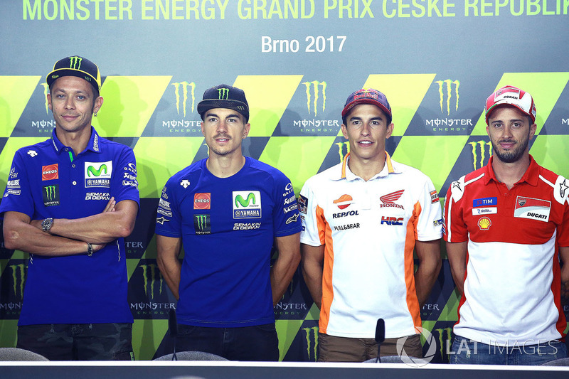 Valentino Rossi, Maverick Vinales, Marc Marquez dan Andrea Dovizioso